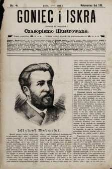 Goniec i Iskra : dziennik dla wszystkich : czasopismo illustrowane. 1893, nr 4