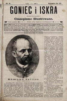 Goniec i Iskra : dziennik dla wszystkich : czasopismo illustrowane. 1893, nr 8