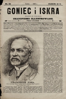 Goniec i Iskra : dziennik dla wszystkich : czasopismo illustrowane. 1893, nr 13