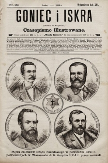 Goniec i Iskra : dziennik dla wszystkich : czasopismo illustrowane. 1893, nr 20