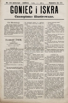 Goniec i Iskra : czasopismo illustrowane. 1893, nr 24