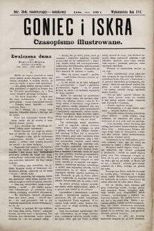 Goniec i Iskra : czasopismo illustrowane. 1893, nr 34