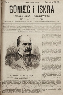Goniec i Iskra : czasopismo illustrowane. 1896, nr 1