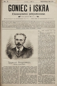 Goniec i Iskra : czasopismo perjodyczne. 1896, nr 3