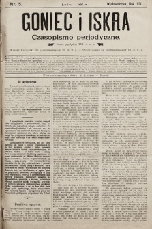 Goniec i Iskra : czasopismo perjodyczne. 1896, nr 5