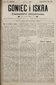 Goniec i Iskra : czasopismo perjodyczne. 1896, nr 10