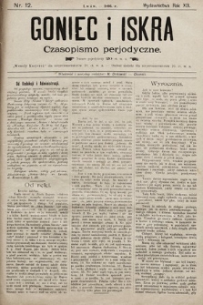 Goniec i Iskra : czasopismo perjodyczne. 1896, nr 12