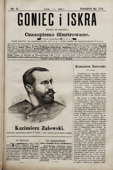 Goniec i Iskra : dziennik dla wszystkich : czasopismo illustrowane. 1894, nr 5