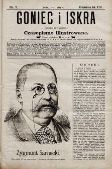 Goniec i Iskra : dziennik dla wszystkich : czasopismo illustrowane. 1894, nr 7