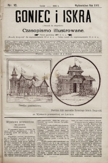 Goniec i Iskra : dziennik dla wszystkich : czasopismo illustrowane. 1894, nr 16