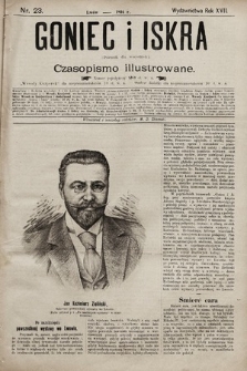 Goniec i Iskra : dziennik dla wszystkich : czasopismo illustrowane. 1894, nr 23