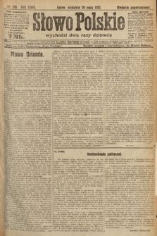Słowo Polskie. 1921, nr 236