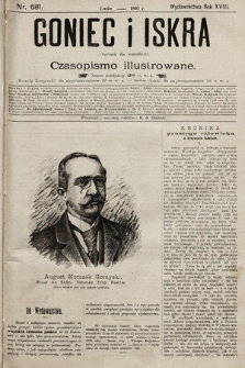 Goniec i Iskra : dziennik dla wszystkich : czasopismo illustrowane. 1895, nr 681