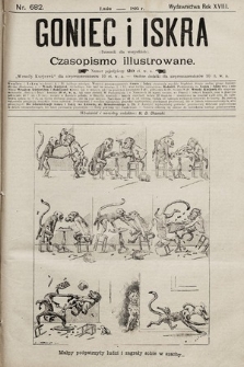 Goniec i Iskra : dziennik dla wszystkich : czasopismo illustrowane. 1895, nr 682