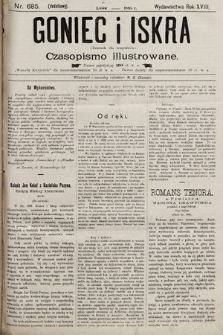 Goniec i Iskra : dziennik dla wszystkich : czasopismo illustrowane. 1895, nr 685