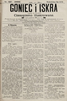 Goniec i Iskra : dziennik dla wszystkich : czasopismo illustrowane. 1895, nr 687