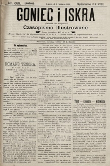 Goniec i Iskra : dziennik dla wszystkich : czasopismo illustrowane. 1895, nr 689