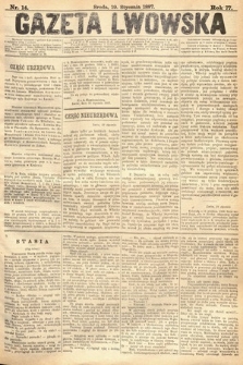 Gazeta Lwowska. 1887, nr 14