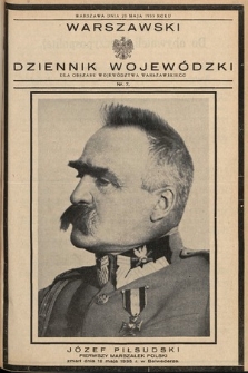 Warszawski Dziennik Wojewódzki : dla obszaru Województwa Warszawskiego. 1935, nr 7