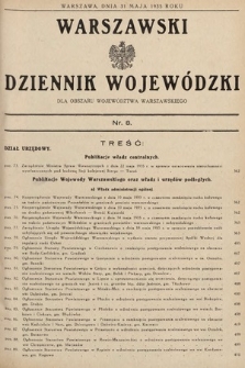 Warszawski Dziennik Wojewódzki : dla obszaru Województwa Warszawskiego. 1935, nr 8