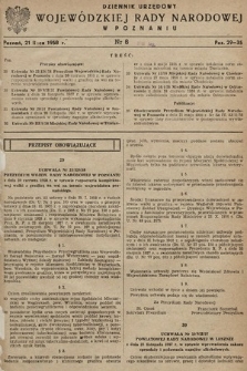 Dziennik Urzędowy Wojewódzkiej Rady Narodowej w Poznaniu. 1958, nr 6