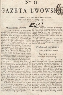 Gazeta Lwowska. 1812, nr 11