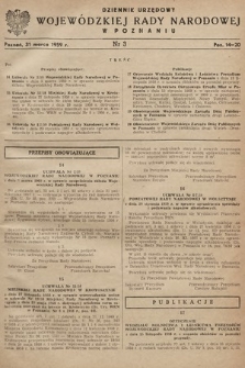 Dziennik Urzędowy Wojewódzkiej Rady Narodowej w Poznaniu. 1959, nr 3