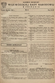Dziennik Urzędowy Wojewódzkiej Rady Narodowej w Poznaniu. 1959, nr 4