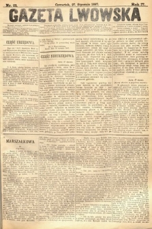 Gazeta Lwowska. 1887, nr 21