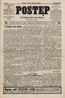 Postęp : chrześcijańsko-socjalne pismo tygodniowe. 1910, nr 9