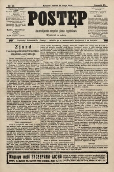 Postęp : chrześcijańsko-socjalne pismo tygodniowe. 1910, nr 21