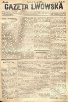 Gazeta Lwowska. 1887, nr 27