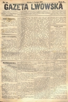 Gazeta Lwowska. 1887, nr 28