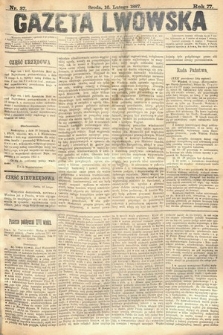 Gazeta Lwowska. 1887, nr 37