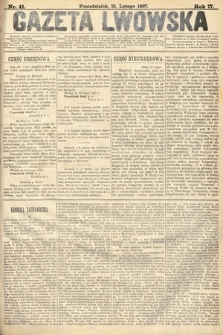 Gazeta Lwowska. 1887, nr 41