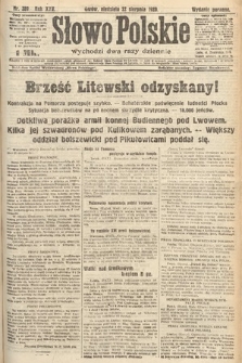 Słowo Polskie. 1920, nr 389