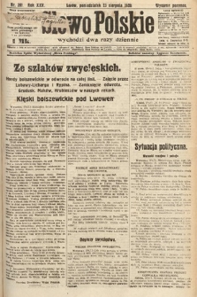 Słowo Polskie. 1920, nr 391