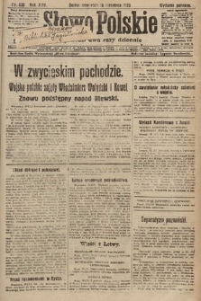Słowo Polskie. 1920, nr 430