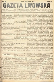 Gazeta Lwowska. 1887, nr 45