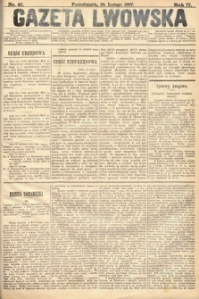 Gazeta Lwowska. 1887, nr 47