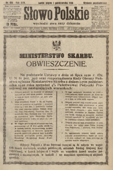 Słowo Polskie. 1920, nr 456