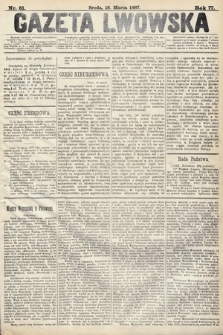 Gazeta Lwowska. 1887, nr 61