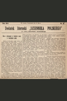 Dodatek Literacki „Dziennika Polskiego”. 1894, nr 10