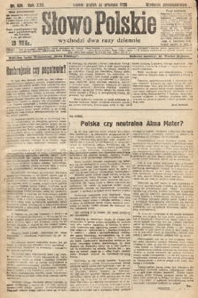 Słowo Polskie. 1920, nr 606