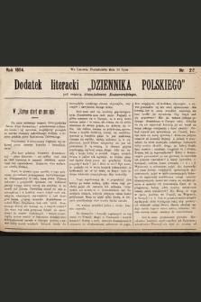 Dodatek Literacki „Dziennika Polskiego”. 1894, nr 28