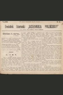 Dodatek Literacki „Dziennika Polskiego”. 1894, nr 33