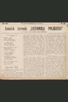 Dodatek Literacki „Dziennika Polskiego”. 1894, nr 35