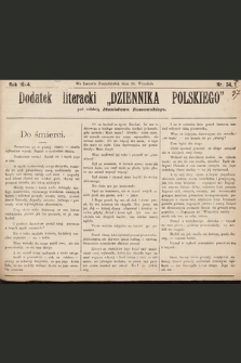Dodatek Literacki „Dziennika Polskiego”. 1894, nr 38