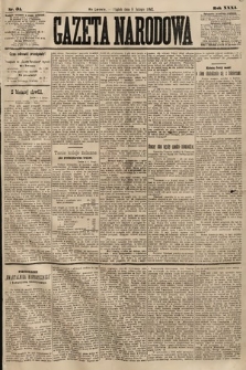 Gazeta Narodowa. 1892, nr 31