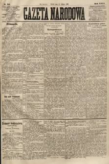 Gazeta Narodowa. 1892, nr 35